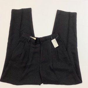 Ellen Tracy Company Vintage 90s/Y2k High Waisted Pleated Black Pant Sz 6